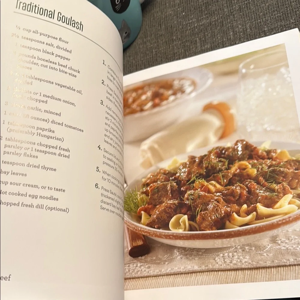 Cook Instant! Recipe Book. Never Used. For your ELECTRIC PRESSURE COOKER!